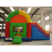 Multi Color Bounce House W/ Slide