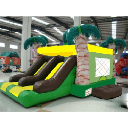 Palm Tree Bounce House W/ Slide