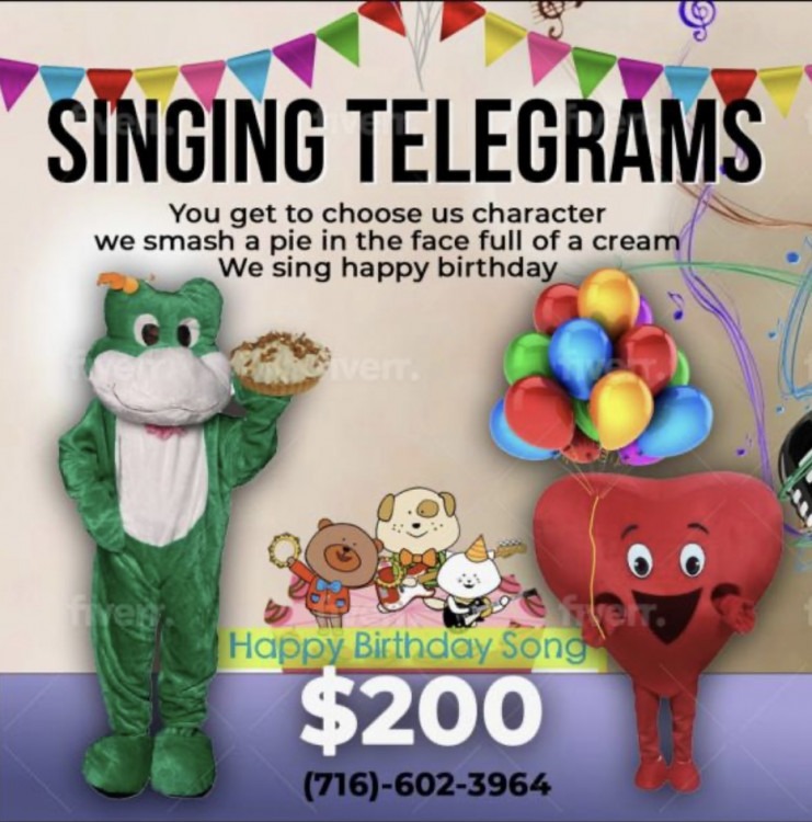 Pie Smashing Singing Telegram (15 minutes)