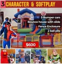 Costume Character + Softplay