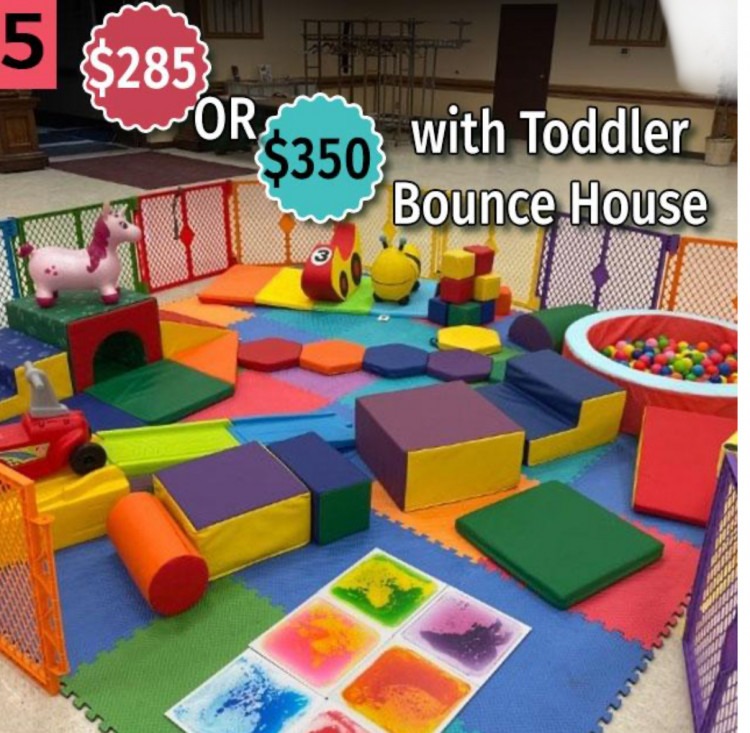 285 or 350 W/ Toddler Bounce House