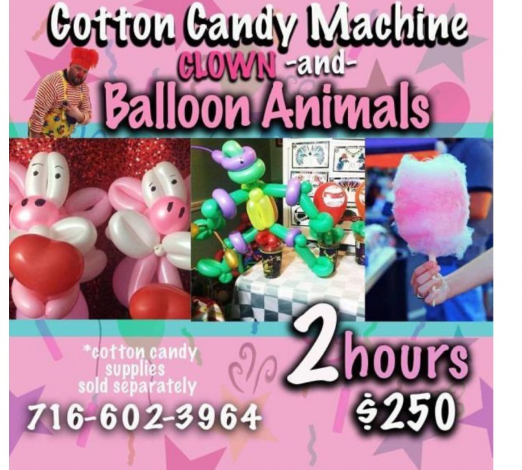 Cotton Candy + Clown + Balloon Animals