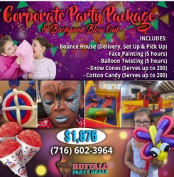 corporate party package