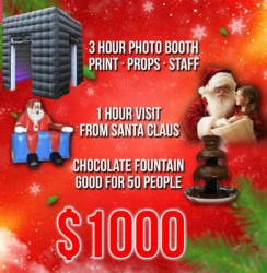 SANTA CLAUS 3  hour party