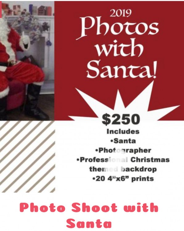 photo shoot with santa