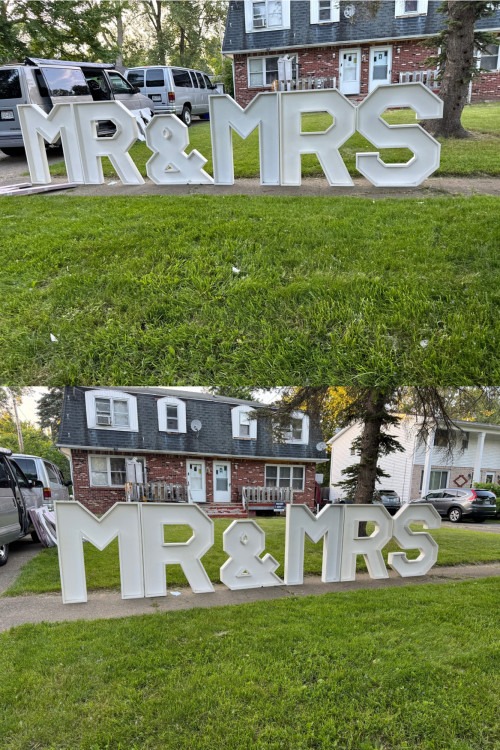 marquee letter rentals