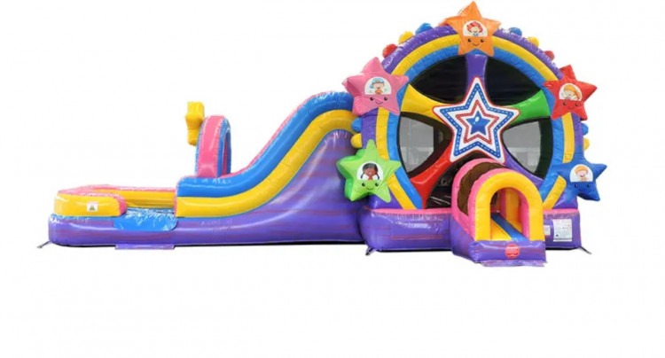 Mega Ferris Wheel Inflatable Water Slide Bounce House Combo