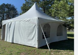 20 20 tent  with sidewalls & setup