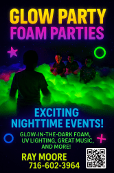 Glow Party Foam Parties