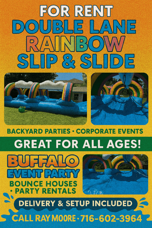 Rainbow Slip N slide double lean