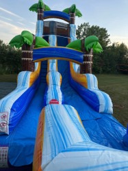 IMG 4396 1754655407 18ft tropical purple water slide