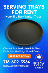 bar serving tray