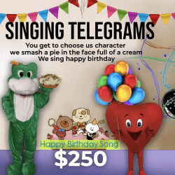Pie Smashing Singing Telegram