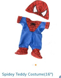 spidey teddy