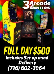 3 arcade games
