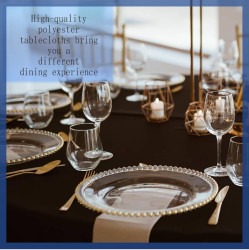 IMG 5819 1758421933 Round black tablecloths (90 inches) For use on 5 foot table