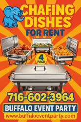 chafing dishes  4 pack