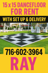 15 x15 DANCE FLOOR FOR RENT
