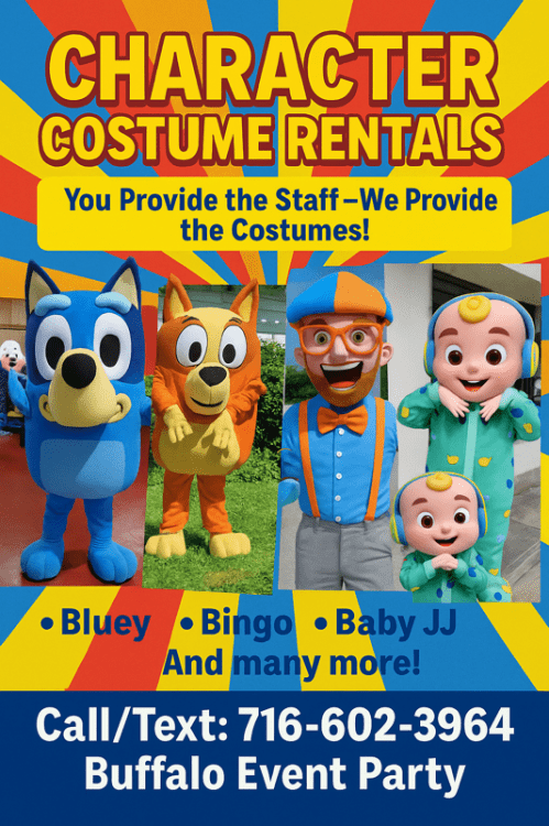 Costume Characters For Rent