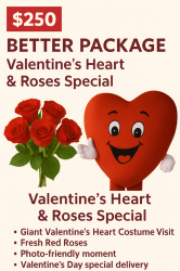 Valentine's Heart & Roses Special