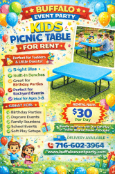 🎉🌈🪑 KIDS PICNIC TABLES FOR RENT 🪑🌈🎉