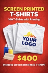 👕 Custom Screen Printed T-Shirts