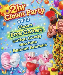 2hr Clown Party