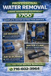 🚨 FLOODED BASEMENT? WATER DAMAGE? 🚨