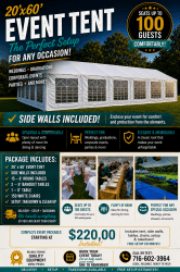20x60 tent