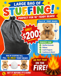Large Bag of Stuffing – Only $200