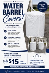 Complete the Look with Premium Water Barrel Covers