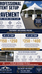 Professional Pavement Tent Setup Services