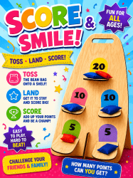 Bean Bag Shelf Toss Carnival Game Rental
