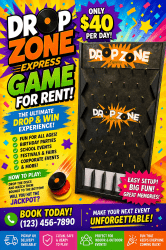 Drop Zone Express Carnival Game Rental