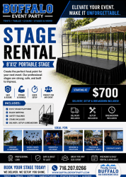 8’ x 12’ Portable Stage Rental