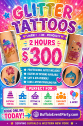 Glitter Tattoos – 2 Hours of Sparkling Fun!