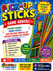 Pick-Up Sticks Game Rental