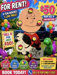 Charlie Brown Bean Bag Toss Game Rental
