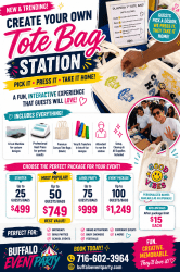 🎨✨ NEW! CREATE YOUR OWN TOTE BAG STATION! ✨🎨