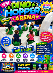 Dino Hopper Arena Rental