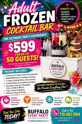 🍹❄️ NEW! ADULT FROZEN COCKTAIL BAR! ❄️🍹