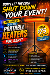 🔥 Portable Infrared Heaters for Rent